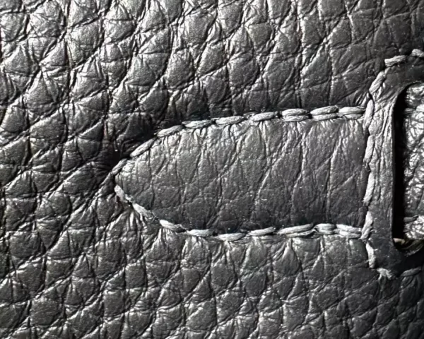 Hermès Kelly Togo 3Y Black mud Silver Hardware 25cm Full Handmade