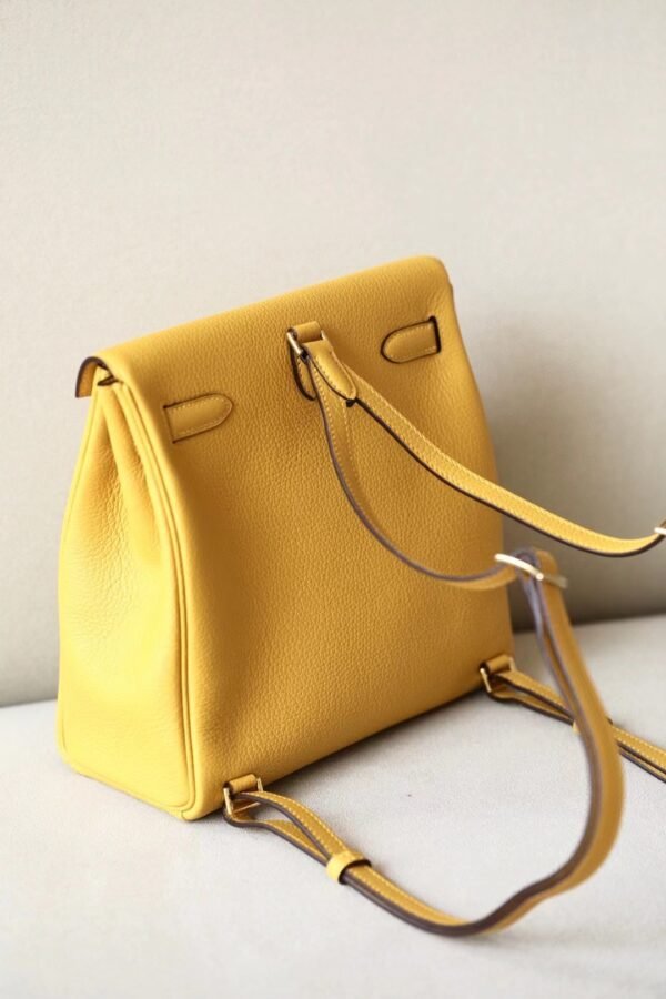 Hermès Kelly ado Togo 9D Amber yellow Gold Hardware 21cm Full Handmade