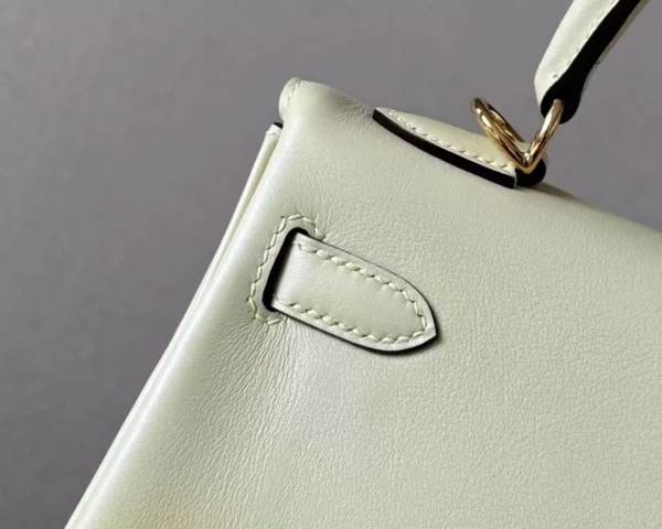 Hermès Kelly Swift 1Z Light Yellow Gold Hardware 25cm Full Handmade