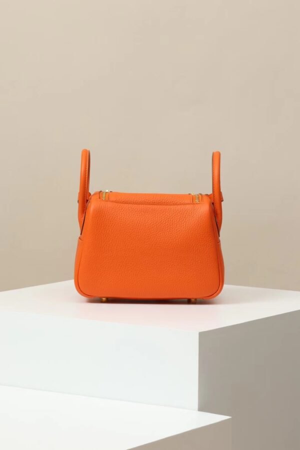 GPC Mode Lindy clemence Leather 9J Orange Gold Hardware 19cm Full Handmade