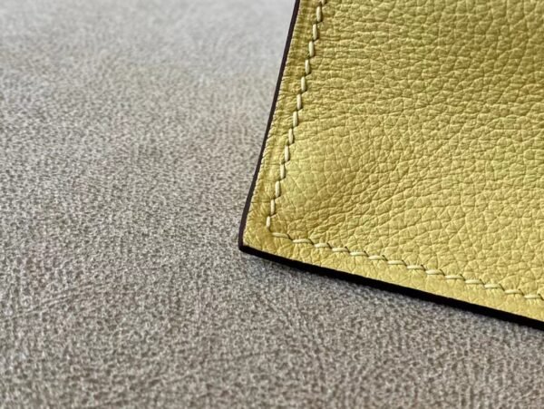 Hermes Kelly dance evercolor 1Z Light Yellow Gold Hardware 22cm Full Handmade