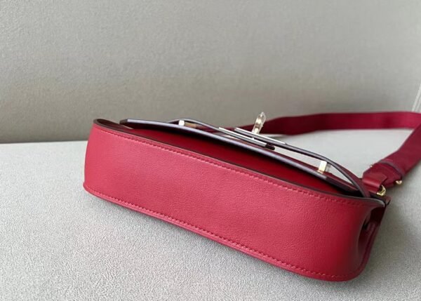 Hermes Mini Jypsiere Swift capsicum red Gold Hardware 23cm Full Handmade