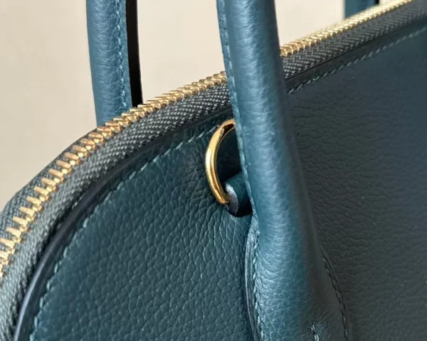 Hermès Bolide Evercolor 1T Dark green Gold Hardware 26cm Full Handmade