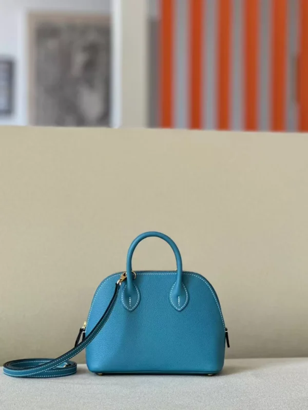 e8d8853a1668e2c-jpg Hermès Mini Bolide Evercolor D2 New denim blue Gold Hardware 18cm Full Handmade