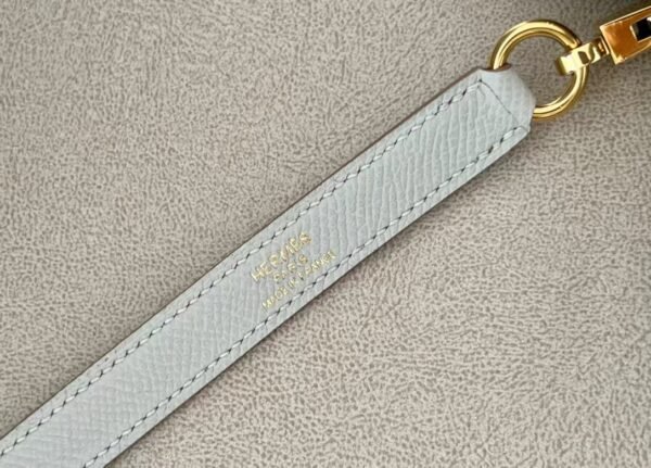 Hermes Bolide Epsom Pearl grey & Pink Gold Hardware 26cm Full Handmade