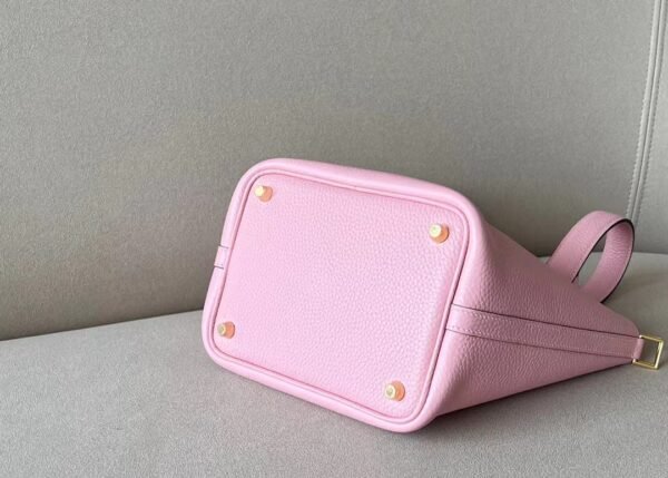 f0418484c659455 Hermes Picotin TC 3Q sakura pink Gold Hardware 18cm Full Handmade