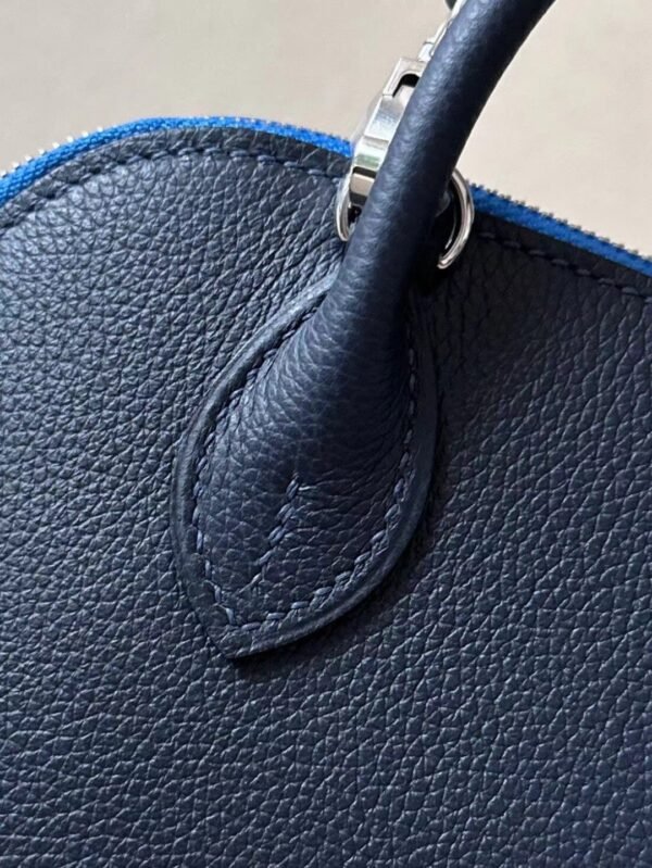 GPC Mode Mini Bolide evercolor 2Z Deep Blue & 71 Bright Blue & 90 Yellow Silver Hardware 18cm Full Handmade