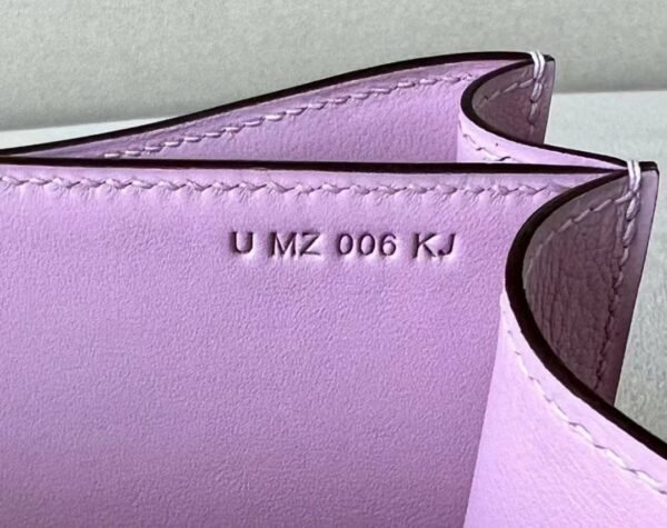 Hermes Constance Chevre mallow purple Gold Hardware 18cm Full Handmade