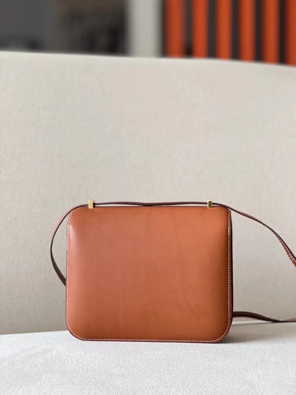 Hermes Constance Barenia CK37 Golden Brown Gold Hardware 18cm Full Handmade