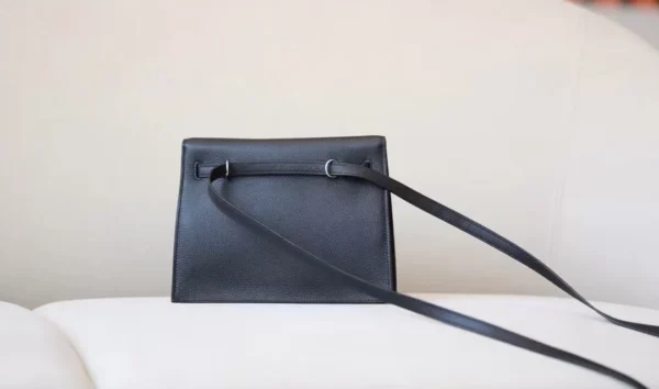 Hermès Kelly dance evercolor CK89 Black Silver Hardware 22cm Full Handmade