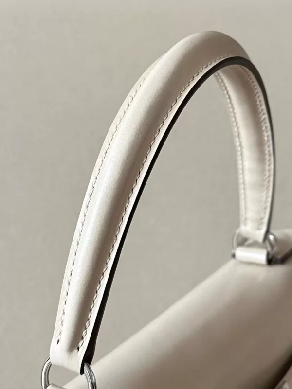 f6e39be42edabbc-jpg Hermès Kelly Box & Canvas S2 Light Khaki Silver Hardware 32cm Full Handmade