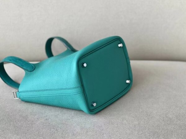 f800e9a0d42a4cf Hermes Picotin Touch TC & Ostrich 6w Mint green Silver Hardware 18cm Full Handmade