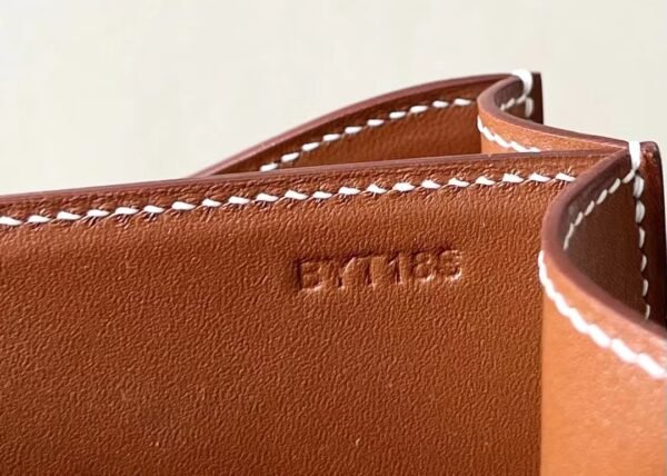 Hermes Constance Barenia CK37 Golden Brown Gold Hardware 18cm Full Handmade