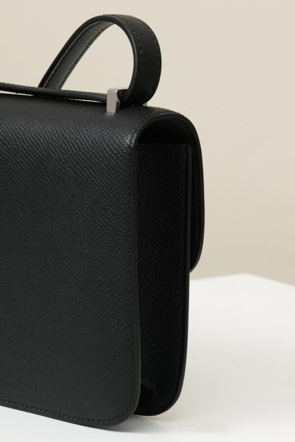 fc0974d76c4fd77 GPC Mode Constance Elan Epsom CK89 Black Silver Hardware 24cm Full Handmade