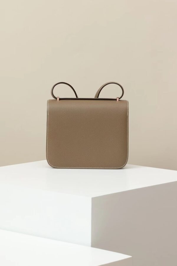 fd0ed59ee1ed9a9 GPC Mode Constance Epsom CK18 Etoupe Grey Rose Gold Hardware 18cm Full Handmade