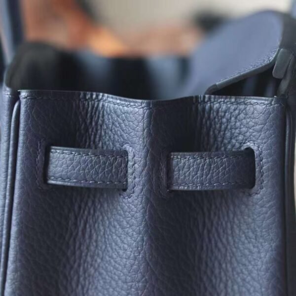 008d63d07bb2176 GPC Mode Birkin Togo Leather 2Z Deep Blue Silver Hardware 25cm Full Handmade
