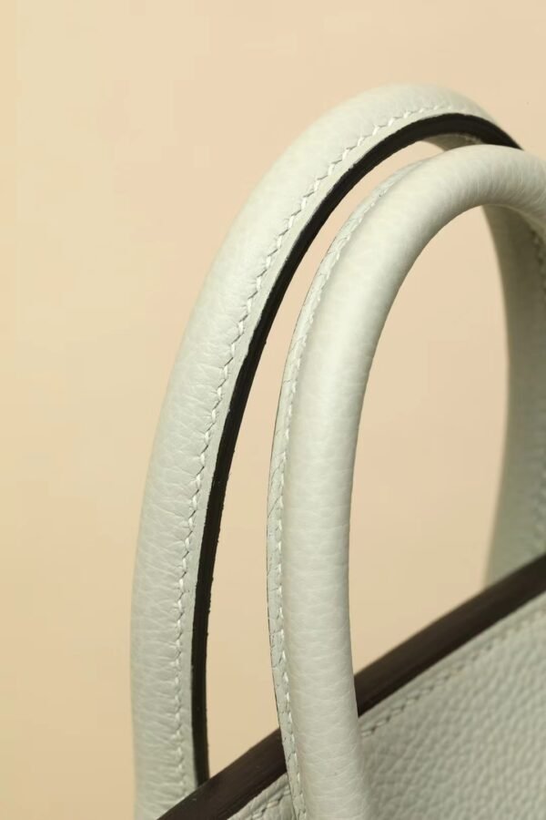 GPC Mode Birkin Togo Leather OW Crystal grey Silver Hardware 25cm Full Handmade