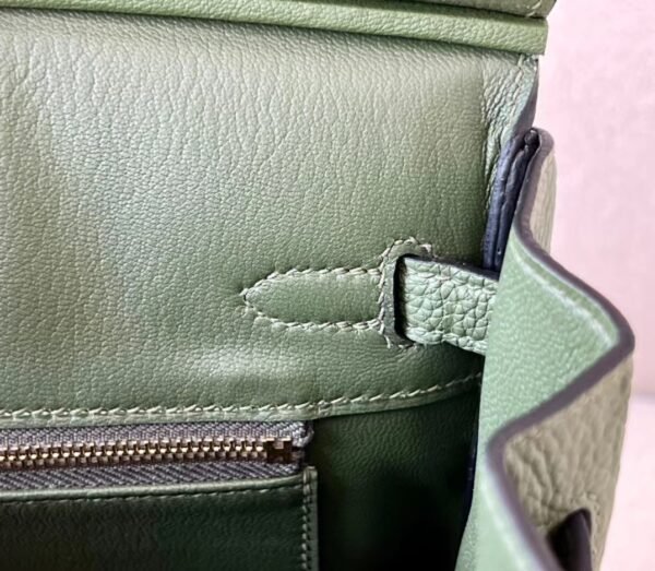 Hermes Birkin Togo Green Gold Hardware 25cm Full Handmade