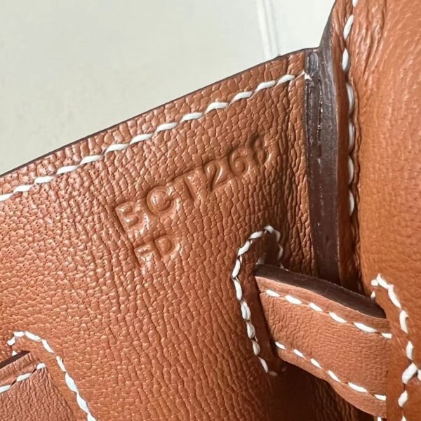 Hermes Birkin jonathan CK37 Golden Brown Gold Hardware 25cm Full Handmade