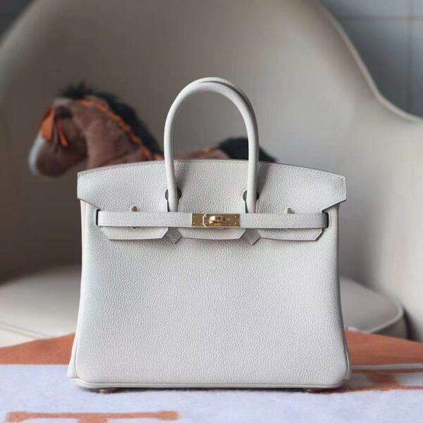 GPC Mode Birkin Togo CK10 Cream White Gold Hardware 25cm Full Handmade