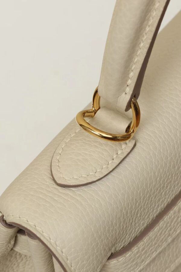 GPC Mode Birkin Togo CC10 Cream White Gold Hardware 25cm Full Handmade