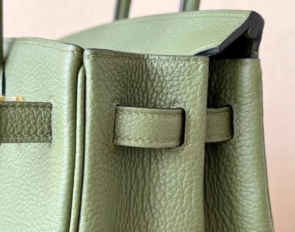 Hermes Birkin Togo Green Gold Hardware 25cm Full Handmade