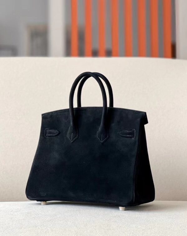 Hermes Birkin Chamois CK89 Black Gold Hardware 25cm Full Handmade