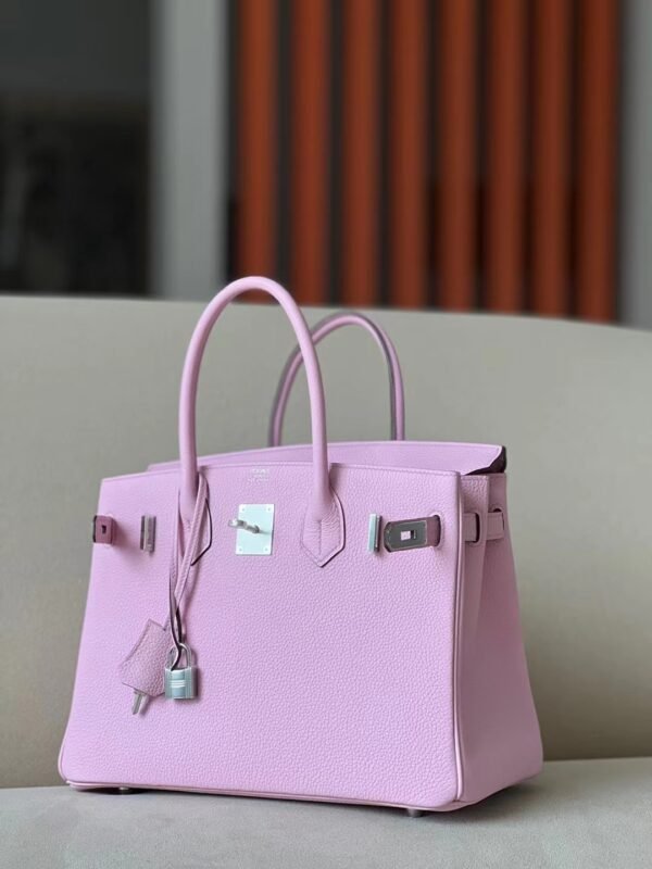 Hermès Birkin Togo X9 mallow purple Silver Hardware 30cm Full Handmade