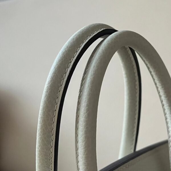 Hermès Birkin Togo 0V Crystal grey Gold Hardware 25cm Full Handmade