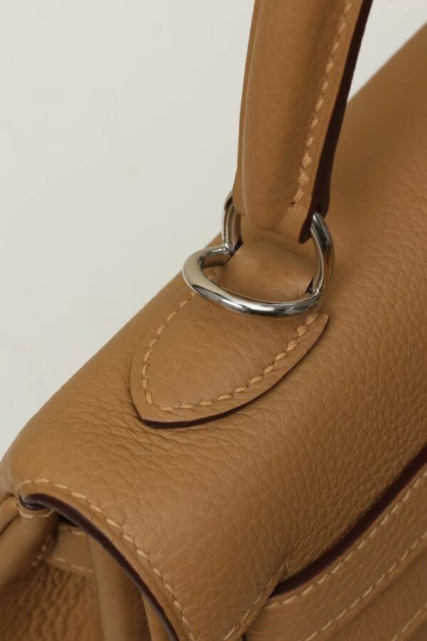 GPC Mode Birkin Togo OM Tea Khaki Silver Hardware 25cm Full Handmade