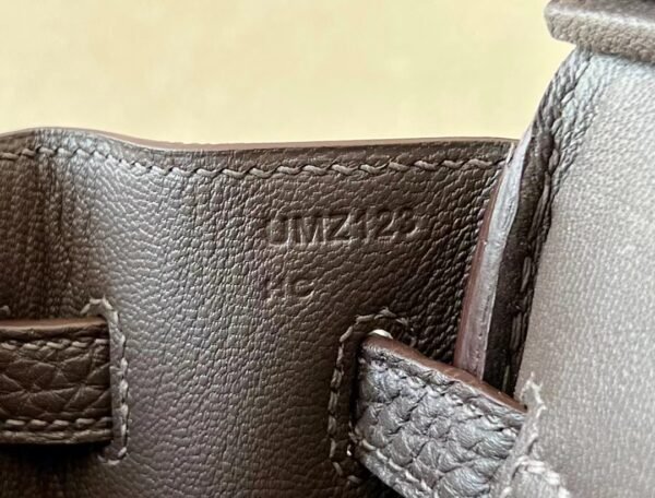 Hermes Birkin Togo Black Silver Hardware 25cm Full Handmade