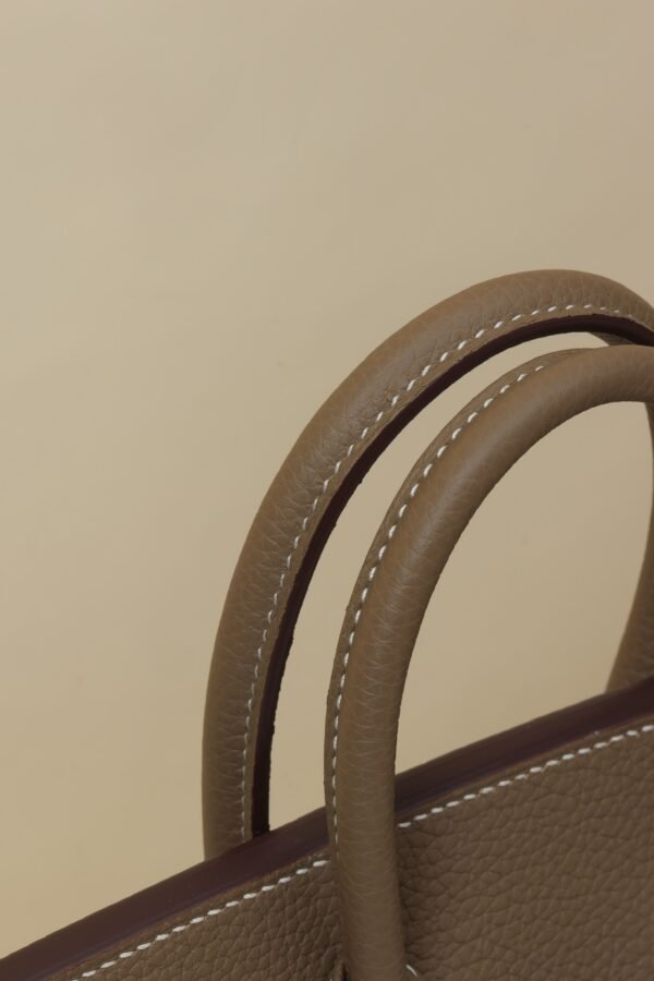 GPC Mode Birkin Togo Leather CK18 Etoupe Grey Silver Hardware 25cm Full Handmade