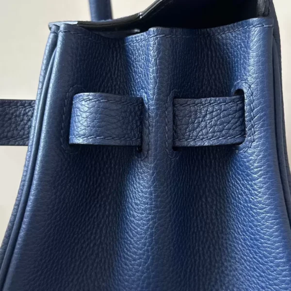 Hermès Birkin Togo 73 Gem Blue Gold Hardware 30cm Full Handmade