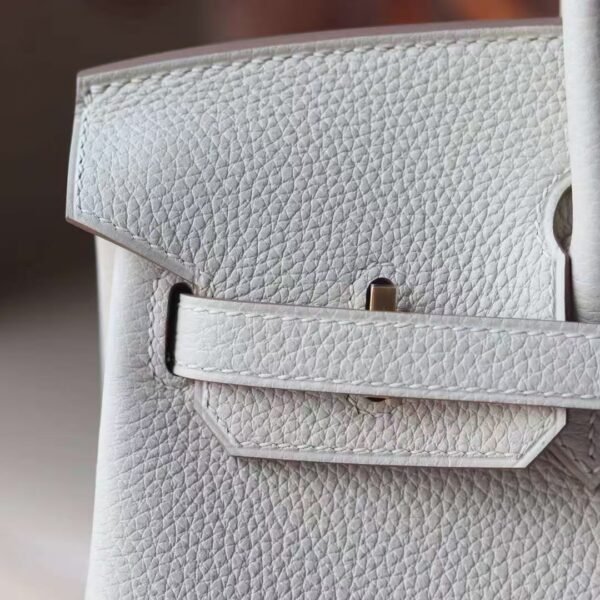 GPC Mode Birkin Togo CK10 Cream White Gold Hardware 25cm Full Handmade