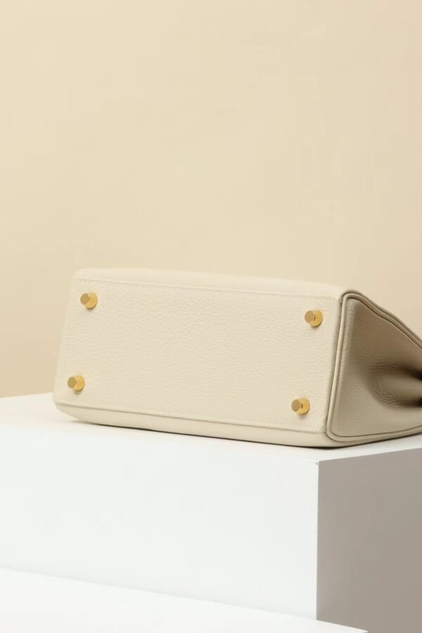 GPC Mode Birkin Togo CC10 Cream White Gold Hardware 25cm Full Handmade