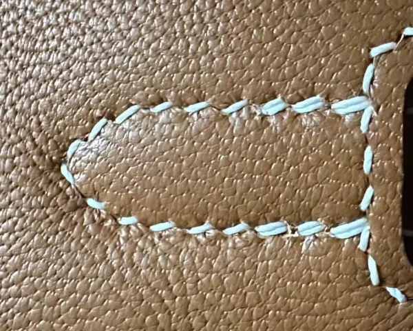 Hermès Birkin canvas & Barenia CK37 Golden Brown Gold Hardware 25cm Full Handmade