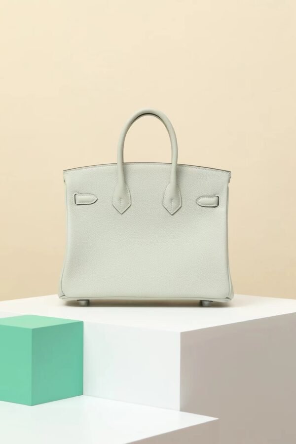 GPC Mode Birkin Togo Leather OW Crystal grey Silver Hardware 25cm Full Handmade