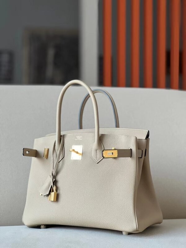 Hermès Birkin Togo S2 Light Khaki Gold Hardware 30cm Full Handmade