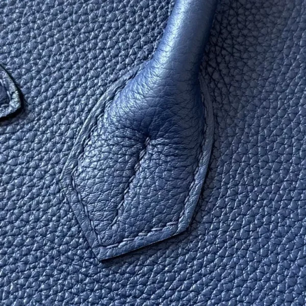 Hermès Birkin Togo 73 Gem Blue Gold Hardware 30cm Full Handmade