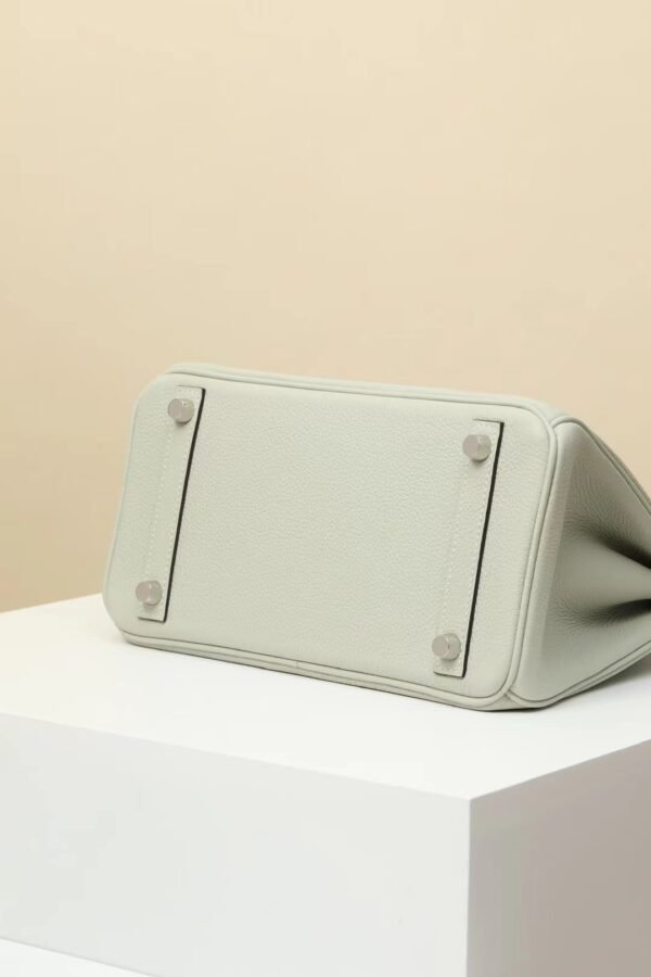 GPC Mode Birkin Togo Leather OW Crystal grey Silver Hardware 25cm Full Handmade