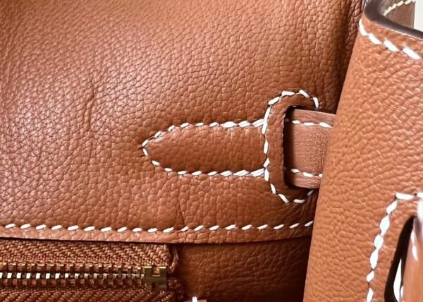 Hermes Birkin jonathan CK37 Golden Brown Gold Hardware 25cm Full Handmade