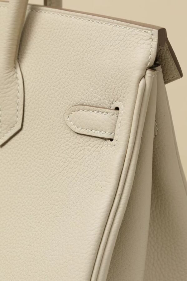 a27af3a8a201ec3 GPC Mode Birkin Togo Leather CC10 Cream White Gold Hardware 25cm Full Handmade
