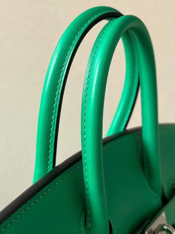 a35a6e56b781cd3-jpg Hermès Birkin Swift 6W Mint green Silver Hardware 25cm Full Handmade