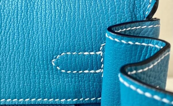 Hermès Birkin Togo 75 Denim blue Gold Hardware 25cm Full Handmade