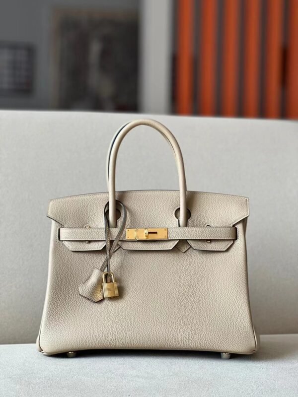 Hermès Birkin Togo S2 Light Khaki Gold Hardware 30cm Full Handmade