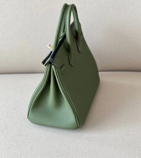 Hermes Birkin Togo Green Gold Hardware 25cm Full Handmade