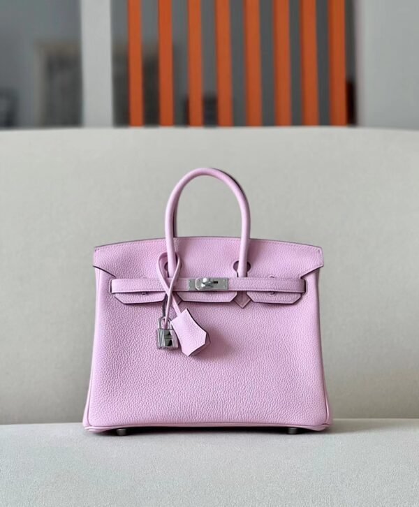 Hermes Birkin Togo X9 mallow purple Silver Hardware 25cm Full Handmade
