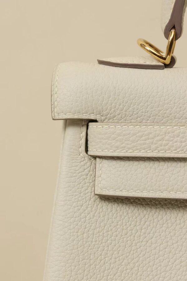 GPC Mode Birkin Togo CC10 Cream White Gold Hardware 25cm Full Handmade