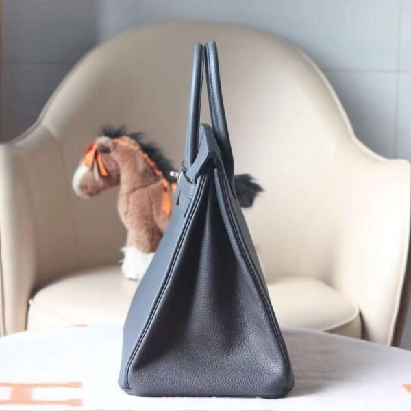 b528b8b9f076602 GPC Mode Birkin TC Leather CK84 Gris fonce Grey Silver Hardware 40cm Full Handmade