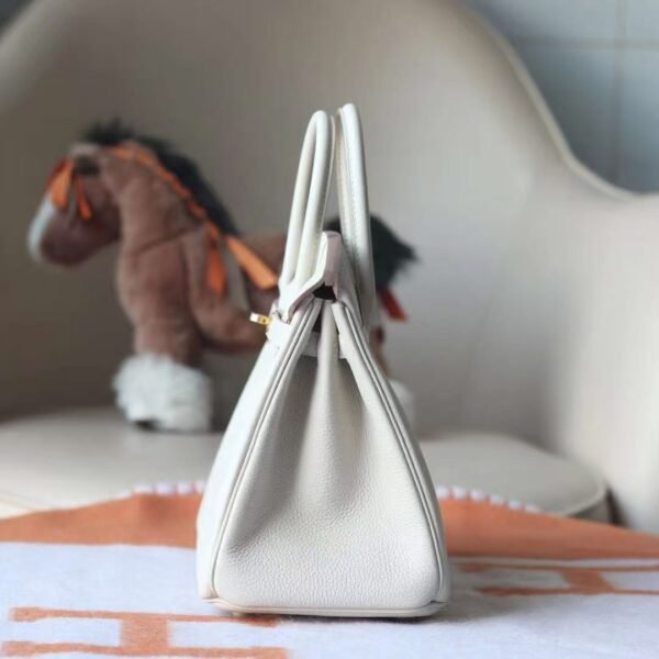 GPC Mode Birkin Togo CK10 Cream White Gold Hardware 25cm Full Handmade